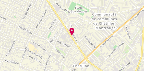 Plan de L'Adresse, 48 Boulevard de Vanves, 92320 Châtillon