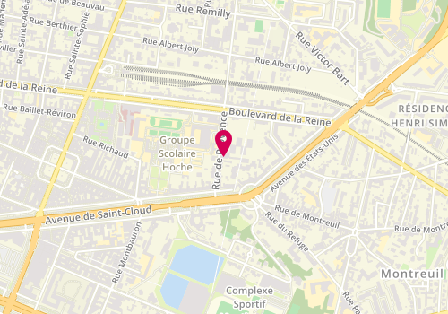Plan de Agence Immobiliere Romy, 18 Rue de Provence, 78000 Versailles