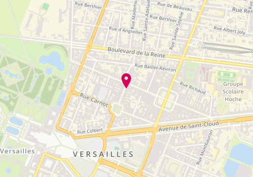 Plan de Agence Immobilière Notre-Dame, 22 Rue Hoche, 78000 Versailles