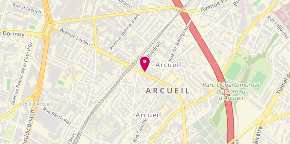 Plan de Orpi Arcueil Immobiliers, 18 avenue Laplace, 94110 Arcueil