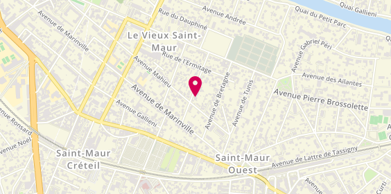 Plan de Dimitri JASINSKI NEOS Immo, 12 avenue de Bourgogne, 94100 Saint-Maur-des-Fossés