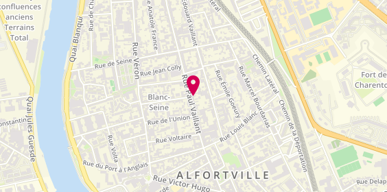 Plan de L'Adresse, 125 Rue Paul Vaillant Couturier, 94140 Alfortville