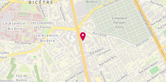 Plan de Agence Immo Tan, 119 avenue de Fontainebleau, 94270 Le Kremlin-Bicêtre