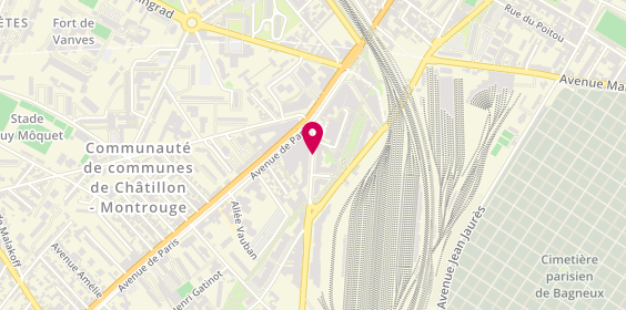 Plan de Resomia Immoblier, 8 Avenue Saint Exupery, 92320 Châtillon