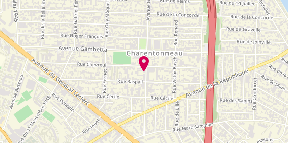 Plan de Nouvelle Ere Transaction, 47 avenue Georges Clemenceau, 94700 Maisons-Alfort