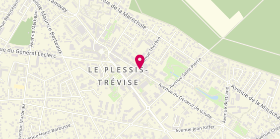 Plan de Agence Gindra (Etude Gindra), 25 avenue du Général de Gaulle, 94420 Le Plessis-Trévise