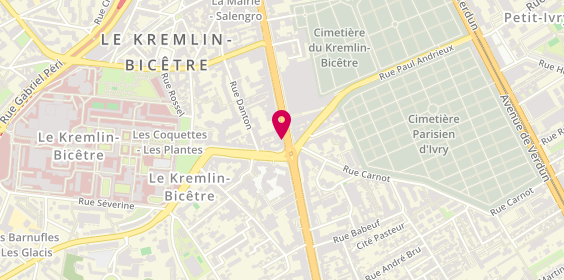 Plan de Laforêt Immobilier, 98 avenue de Fontainebleau, 94270 Le Kremlin-Bicêtre