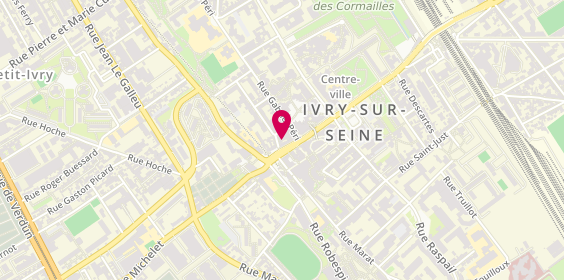 Plan de Cabinet Jean Haméon, 2 Rue Louis Rousseau, 94200 Ivry-sur-Seine