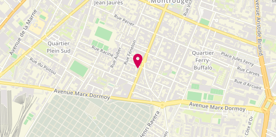 Plan de Century 21 Côté Écrivains, 146 avenue de la République, 92120 Montrouge