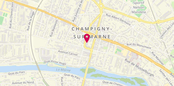 Plan de Laforêt Immobilier, 11 Rue Georges Dimitrov, 94500 Champigny-sur-Marne