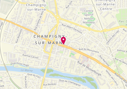 Plan de Rp Immo 94, 55 Rue Louis Talamoni, 94500 Champigny-sur-Marne