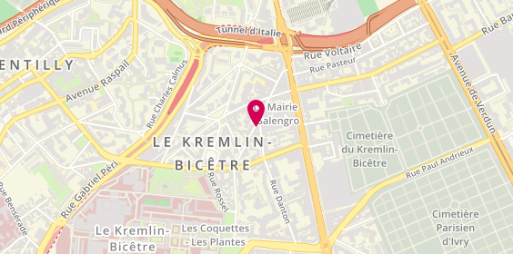 Plan de L'Adresse, 31 Rue du Général Leclerc, 94270 Le Kremlin-Bicêtre