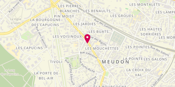 Plan de CENTURY 21 Agence du Château Meudon, 2 Boulevard des Nations Unies, 92190 Meudon