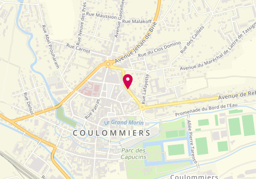 Plan de Coulommiers Immobilier, 10 Gambetta, 77120 Coulommiers
