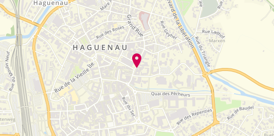 Plan de FONCIA | Agence Immobilière | Achat-Vente | Haguenau | Grand Rue, 132 Grand Rue, 67500 Haguenau