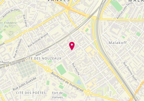 Plan de Auteuil Investissement, 14 Rue Avaulée, 92240 Malakoff