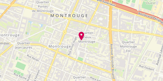 Plan de 75 Rue de Bagneux, 75 Avenue Henri Ginoux, 92120 Montrouge