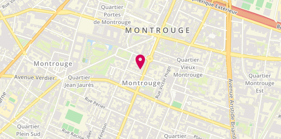 Plan de Sagil Idf, 72 avenue de la République, 92120 Montrouge