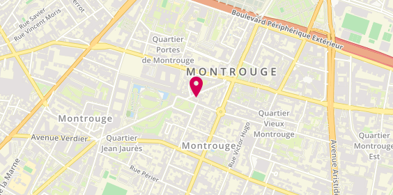 Plan de Agence Immobilière de Montrouge, 21 avenue Jean Jaurès, 92120 Montrouge