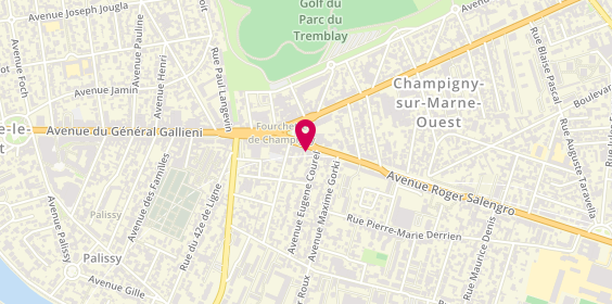 Plan de Berec Immobilier, 32 avenue Roger Salengro, 94500 Champigny-sur-Marne
