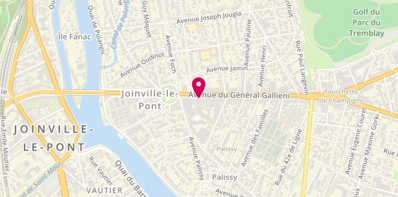 Plan de Anne Carole, 12 avenue du Général Gallieni, 94340 Joinville-le-Pont