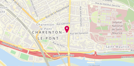 Plan de J.J Chardon SA, 27-31 Rue Gabriel Péri, 94220 Charenton-le-Pont