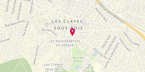 Plan de ADI Promotion, 8 Rue Henri Prou, 78340 Les Clayes-sous-Bois