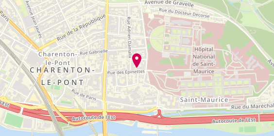 Plan de LEBOEUF Dominique, 21 Rue des Epinettes, 94410 Saint-Maurice