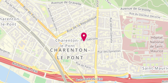 Plan de Cap Jtl, 32 Rue Gabrielle, 94220 Charenton-le-Pont