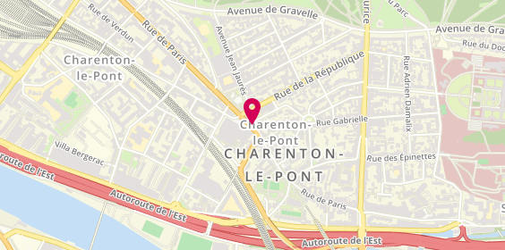 Plan de Agence Virginia Immobilier Charenton-Le-Pont, 68 Paris, 94220 Charenton-le-Pont