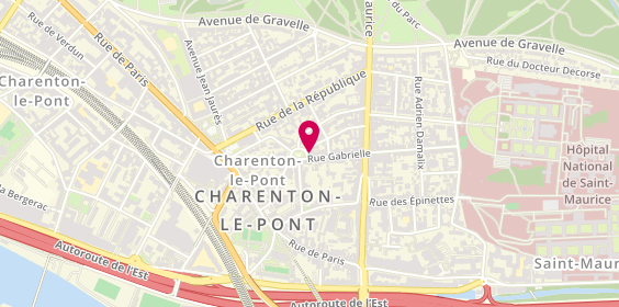 Plan de Cabinet Charpentier, 7 place Henri Iv, 94220 Charenton-le-Pont