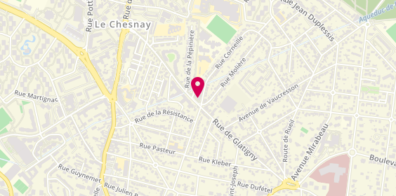 Plan de Monte Cristo Immobilier, 52 Rue de Glatigny, 78150 Le Chesnay-Rocquencourt