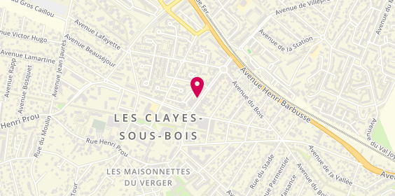 Plan de Agence des Clayes, 1 Ter Rue Maurice Jouet, 78340 Les Clayes-sous-Bois
