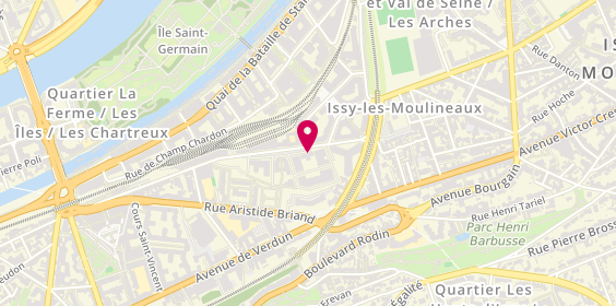 Plan de OGIC - Promoteur immobilier Île-de-France, 155 Rue Jean Jacques Rousseau, 92130 Issy-les-Moulineaux