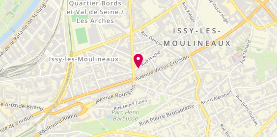 Plan de Appartissy.com, 57 Rue Hoche, 92130 Issy-les-Moulineaux