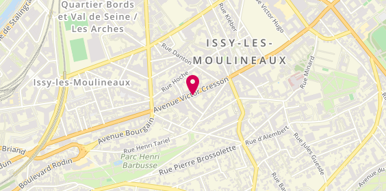 Plan de Immobiliere Parent, 15 avenue Victor Cresson, 92130 Issy-les-Moulineaux