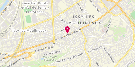 Plan de Dorval, 20 avenue Victor Cresson, 92130 Issy-les-Moulineaux