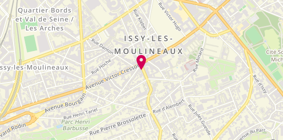 Plan de Laforêt Immobilier, 2 Rue Auguste Gervais, 92130 Issy-les-Moulineaux