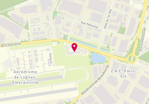 Plan de Le Kiosque, 53 - 56 Boulevard Courcerin Lotissement 43, 77183 Croissy-Beaubourg