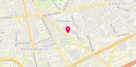 Plan de Agence Tikili Immo, 56 avenue d'Ivry, 75013 Paris
