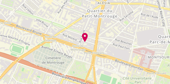 Plan de Imodia, 13 Rue Poirier de Narçay, 75014 Paris