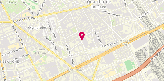 Plan de 3F Résidences, 28-34 Rue du Château des Rentiers, 75013 Paris