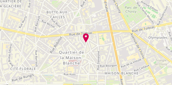 Plan de Comptoir Familial Immobilier, 6 Rue des Peupliers, 75013 Paris