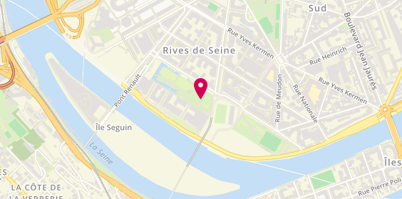 Plan de Ludovic RAVE Agent Immobilier, 71 Allée George Askinazi, 92100 Boulogne-Billancourt