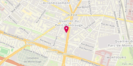 Plan de Century 21 Porte d'Orléans, 112 avenue du Général Leclerc, 75014 Paris