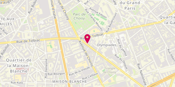 Plan de Leader Immobilier, 106 Av. d'Ivry, 75013 Paris