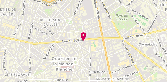 Plan de Century 21 Lutèce Immobilier, 165 Rue Tolbiac, 75013 Paris