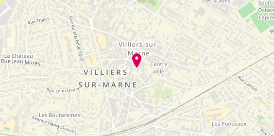 Plan de Stéphane Plaza Immobilier, 34 Rue Louis Lenoir, 94350 Villiers-sur-Marne