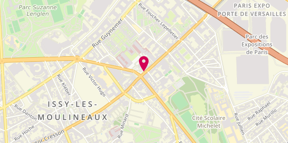 Plan de Domissy'l'Immo, 44 Bis Rue Ernest Renan, 92130 Issy-les-Moulineaux