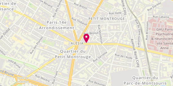 Plan de Beemmo, 48 Bis Rue d'Alésia, 75014 Paris